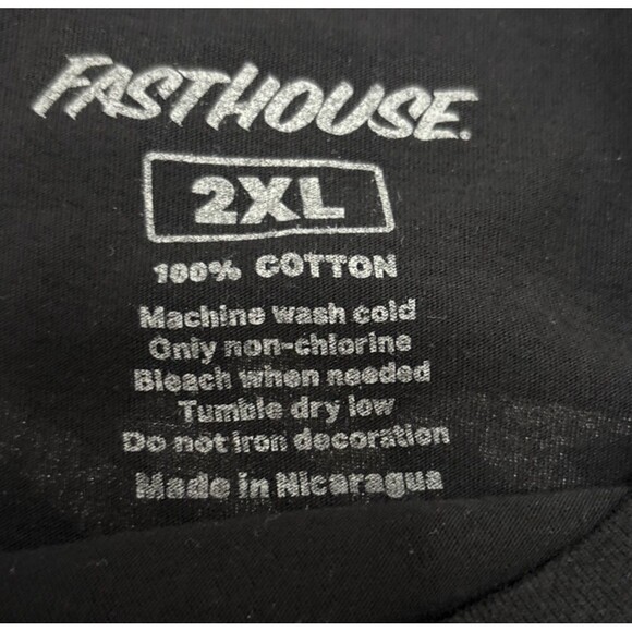 TEE Shirt Fast House 805 Size 2XL Black 100 % Cotton - Picture 3 of 8